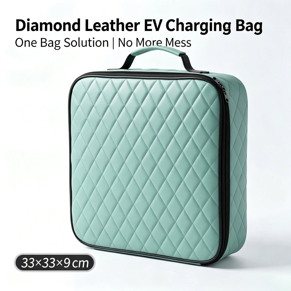 EV Charging Gun Storage Bag, Electric Car Portable Charger Organizer Box, Trunk Charging Cable Storage Pouch