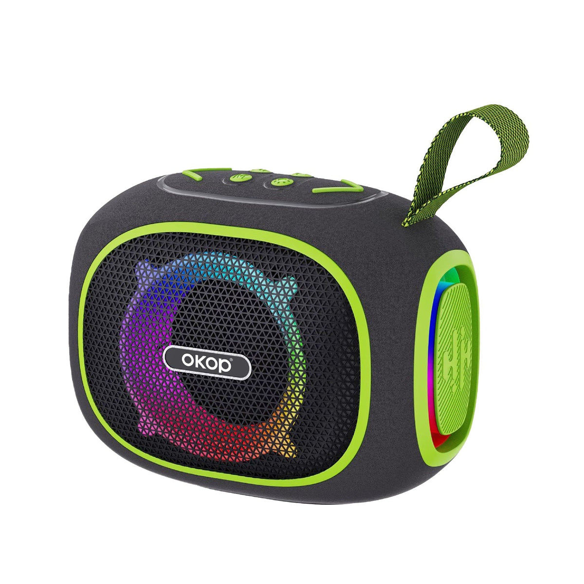 KP-853 New Wireless Bluetooth Speaker Long Battery Life Portable Handle RGB Lighting In Stock For Outdoor Parties