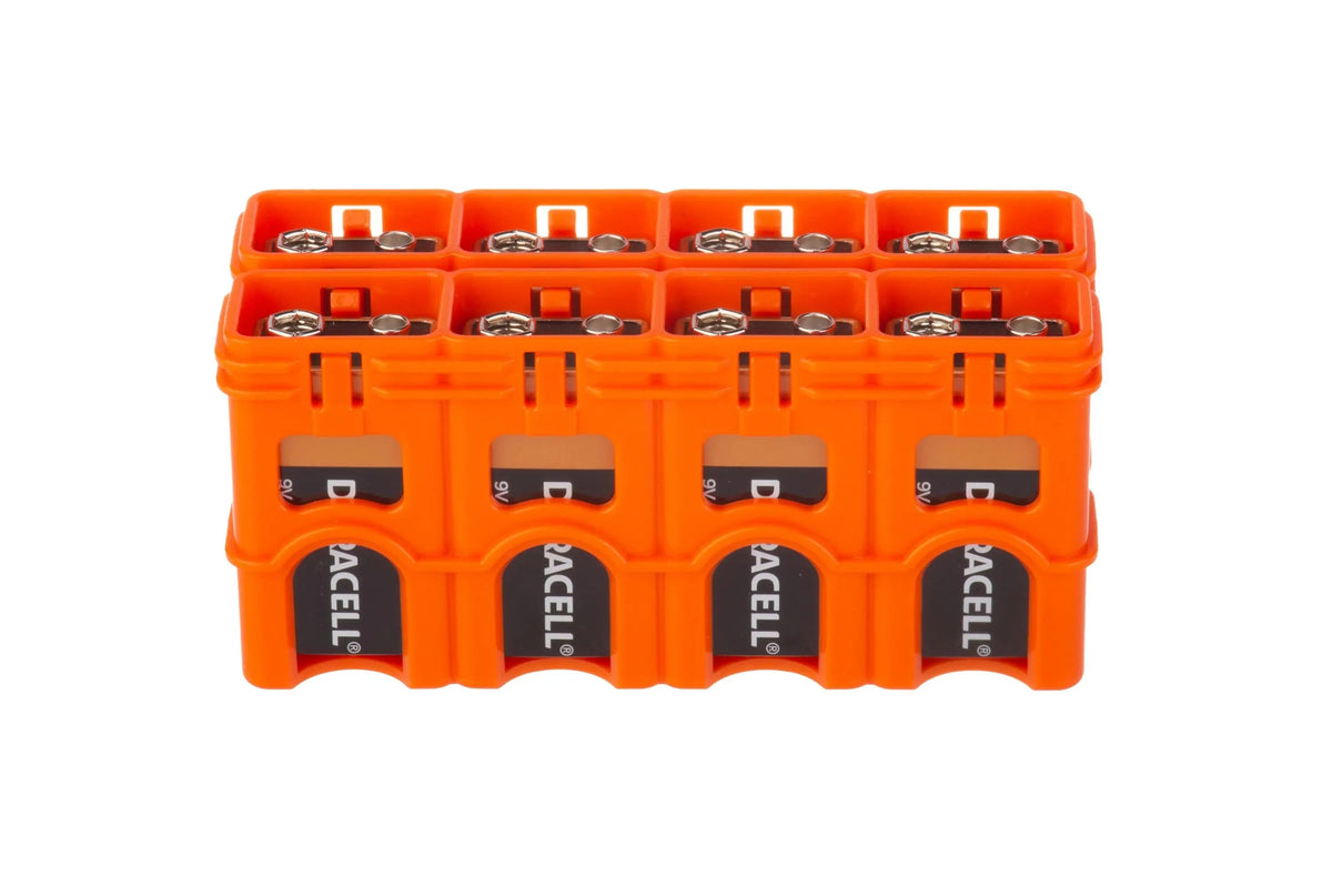 9V - 8 Pack (Orange)