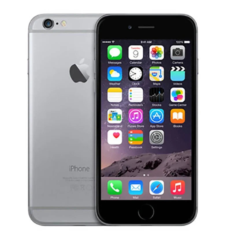 Original Apple iPhone 6 Unlocked 4.7 inch IOS12 Fingerprint Mobile Cell Phone Can't Use icloud ID and New APP