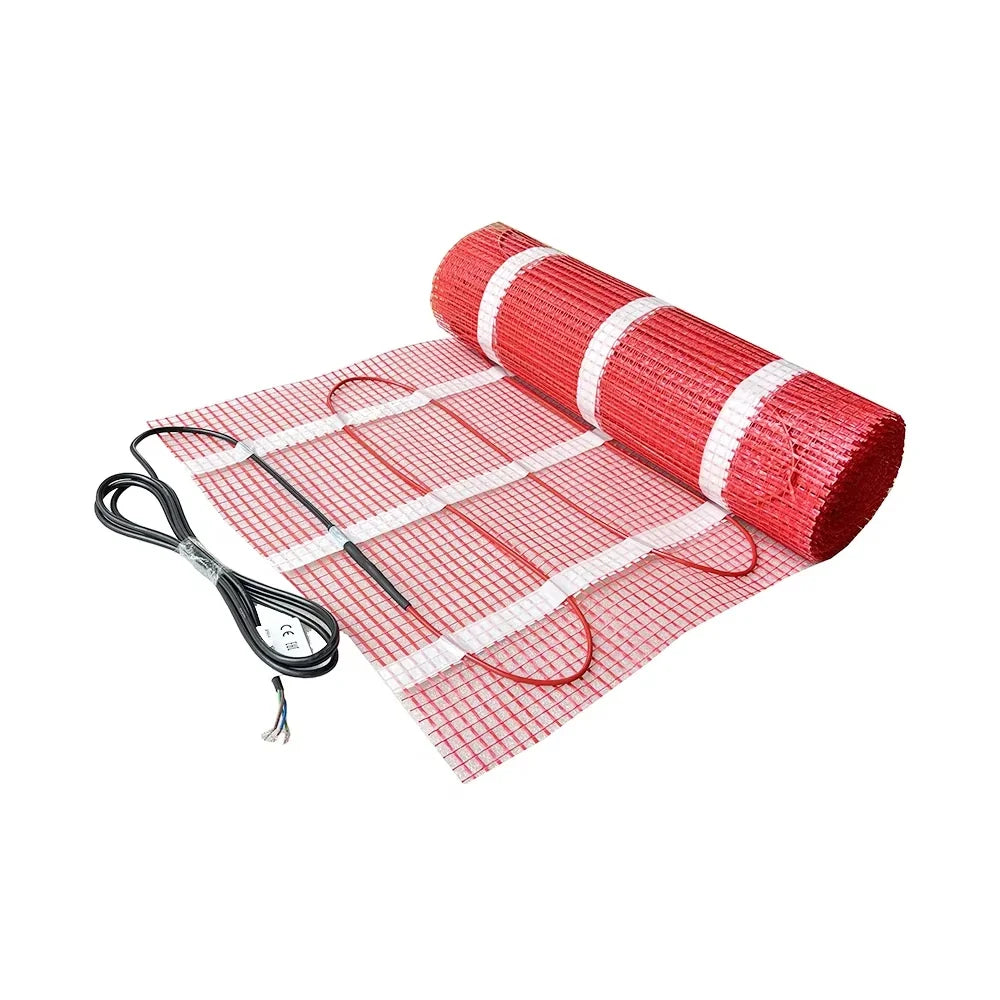 Radiant Electric Floor Quickly Heating System With Required Wifi Programmable Thermostat Includes Sensor Red Or White Warm Mat