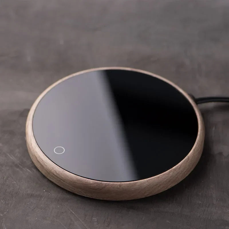 Electric Coffee Cup Warmer for Milk Water Tea Cocoa Home Office Desk Use Beverage Mug Warmer Heating Plate 8 Hours Auto Shut Off