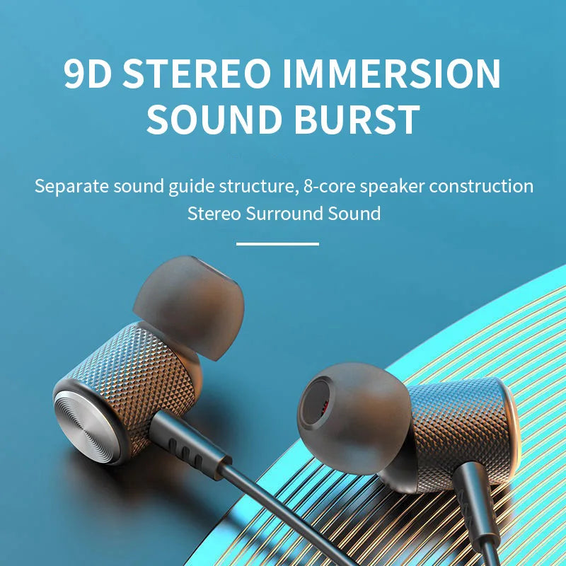9D Bluetooth Earphones Wireless Headphones Magnetic Stereo Neckband Waterproof Sports Earbuds With Mic For iPhone Huawei OnePlus