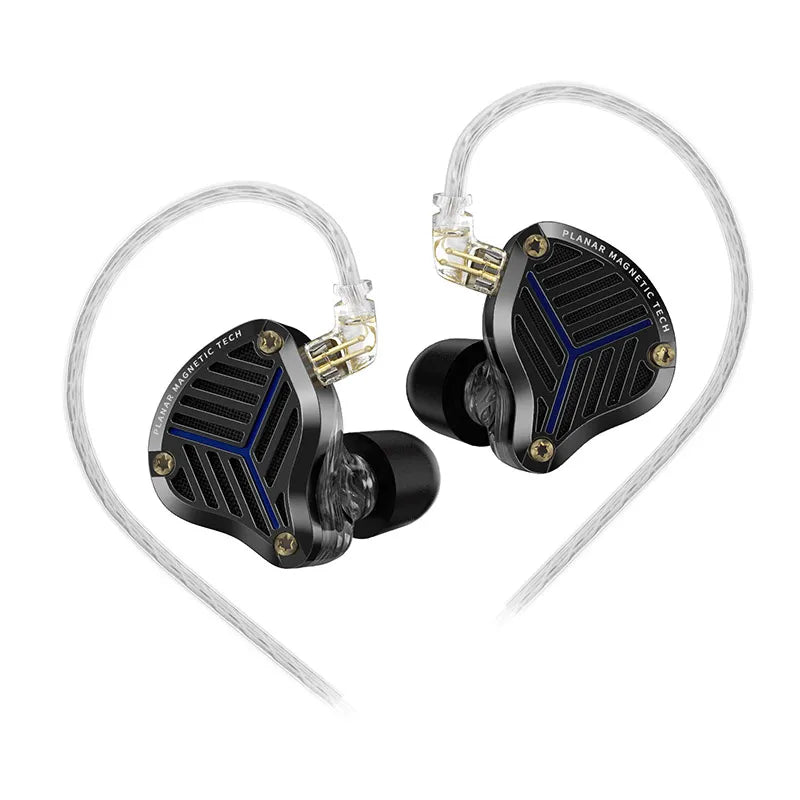 KZ PRX Wired Headphones, Planar Driver, Music Headphones, HiFi Bass Monitor Earbuds, Sports Headset