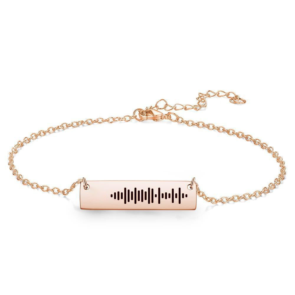 π΅β¨ Scannable Music Code Bar Anklet β Wear Your Favorite Song!π΅β¨