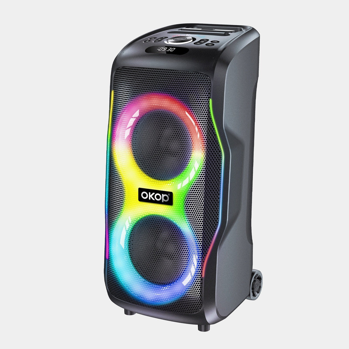 KP-8015 Best-Selling Bluetooth Speaker New High-Power 120W Outdoor Model With Dual Microphones Long Battery Life And Karaoke Functionality In Stock