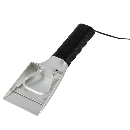 12V Car Electric Heated Ice Snow Scraper Window Ice Remover w/Squeegee 14FT Cable