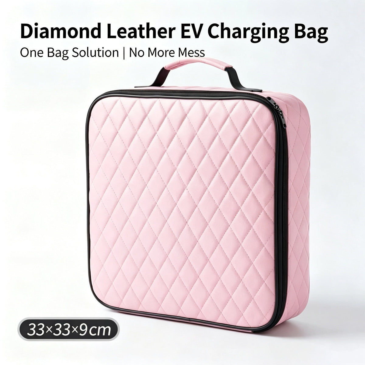 EV Charging Gun Storage Bag, Electric Car Portable Charger Organizer Box, Trunk Charging Cable Storage Pouch