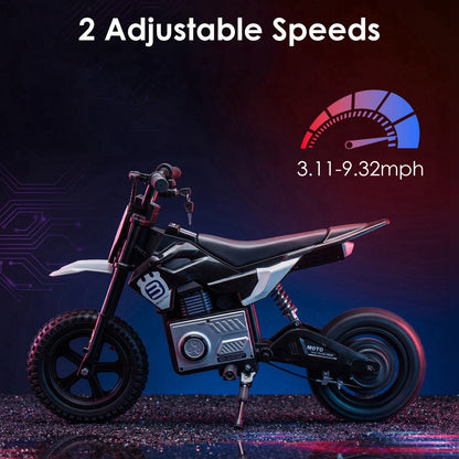 24V Electric Motocross Ride-On Motorcycle for Kids Ages 5-12