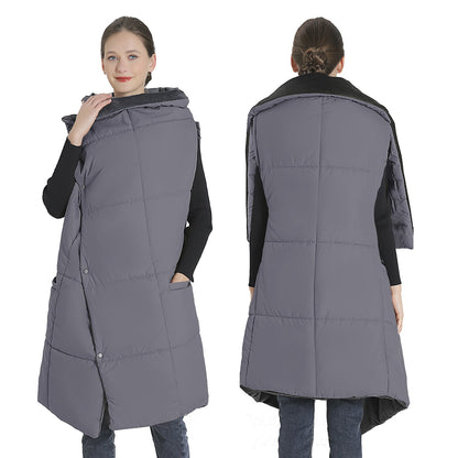 USB Heated Blanket Electric Heated Poncho Shawl Wrap Throw with Zipper Arm Holes Pocket 3 Heating Levels 6 Zones Dual Switch 5V/2A Machine Washable fo
