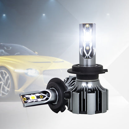 T6 Car LED Headlight H11 H7 H4 High Beam Low Beam High Power LED Cross-border CE Certification Explosion Lens