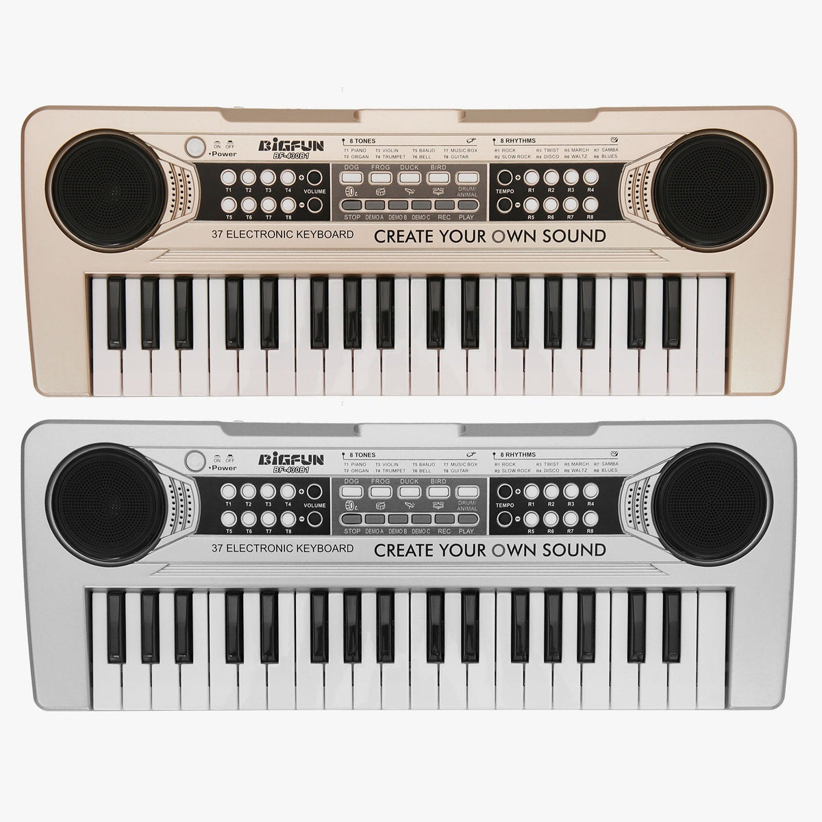37 Keys Digital Music Electronic Keyboard Electric Piano Musical Instrument Kids Learning Keyboard with Microphone for 3-10 Year Old Kids Girls Boys