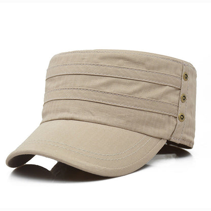 Spring Summer Flat-top Cap Thin Stylish Men Women