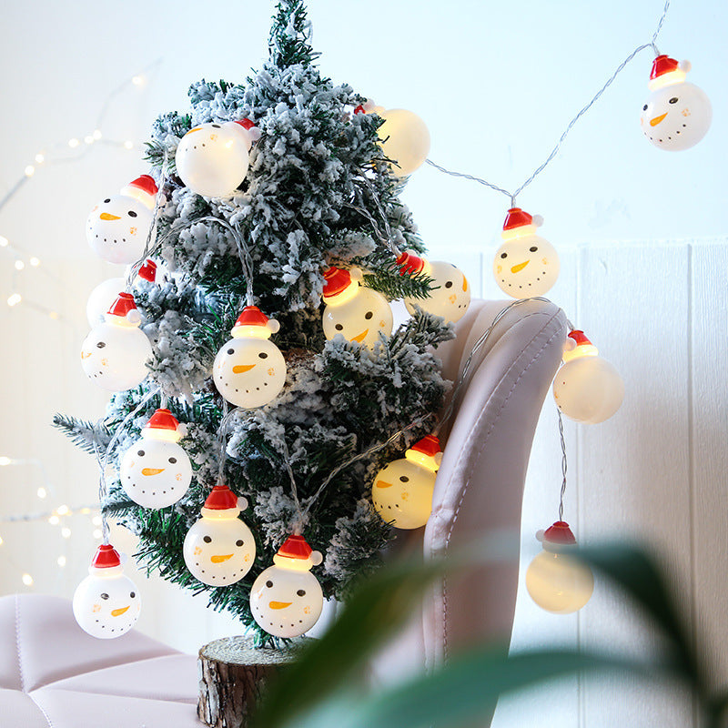 Snowman String Christmas Lights Decoration