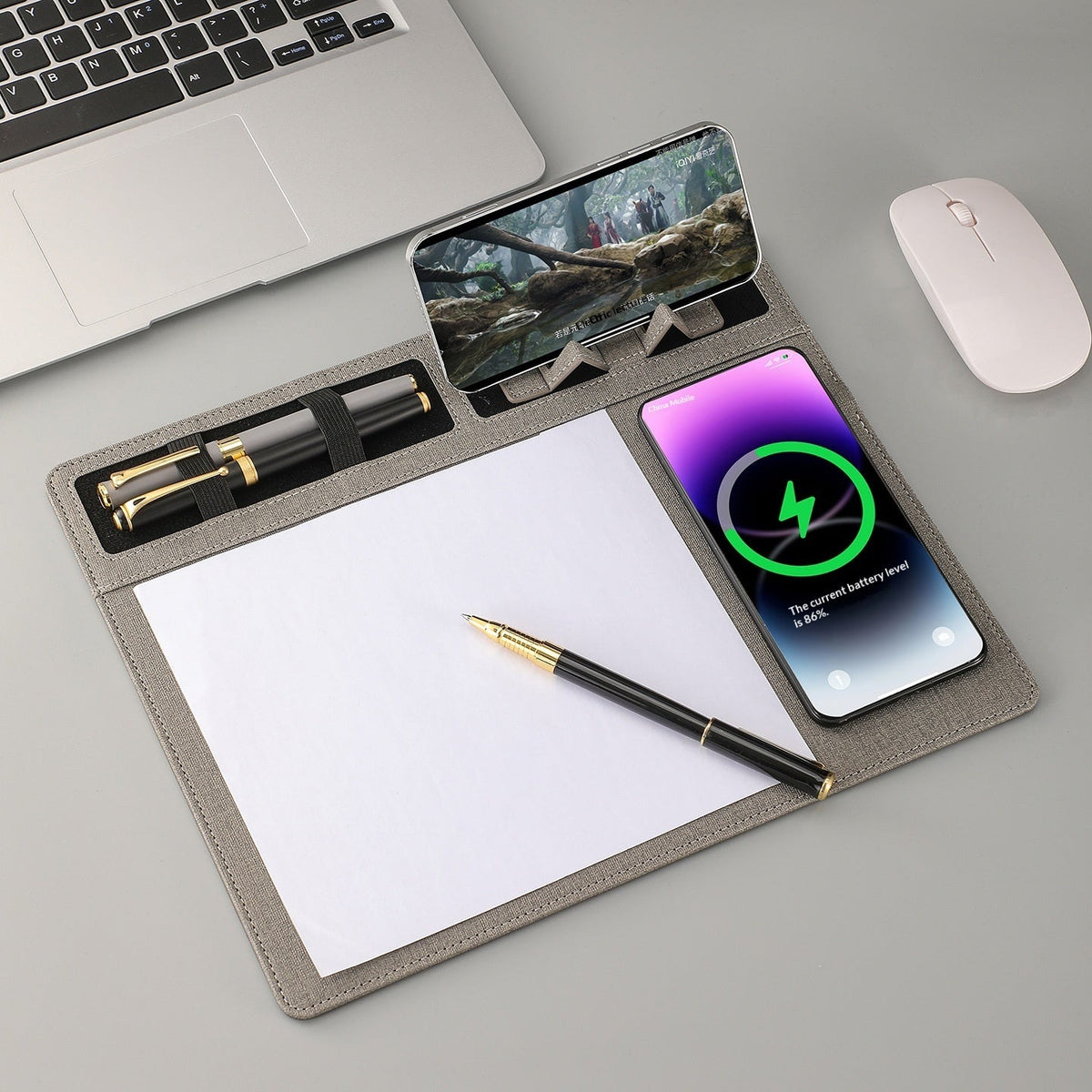 Multifunctional Wireless Charging Non-Slip Mouse Pad