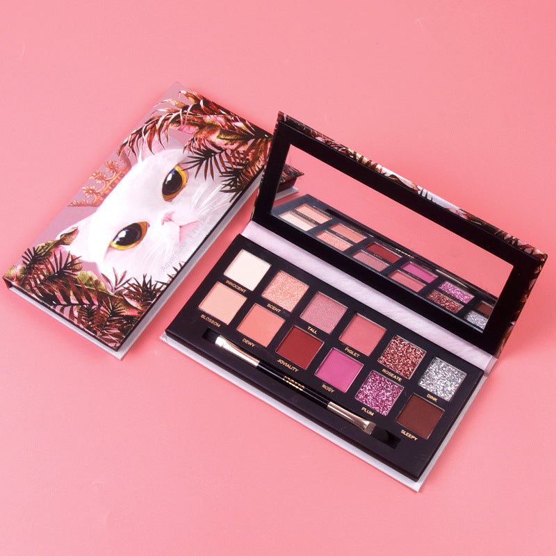 New noble pet twelve-color animal eyeshadow