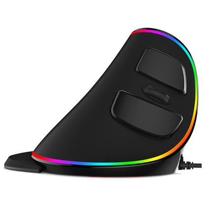 Vertical Ergonomic RGB Wired Mouse