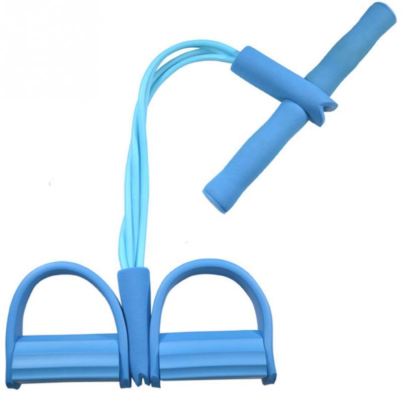 Latex Foot Pedal Resistance Band with Handle