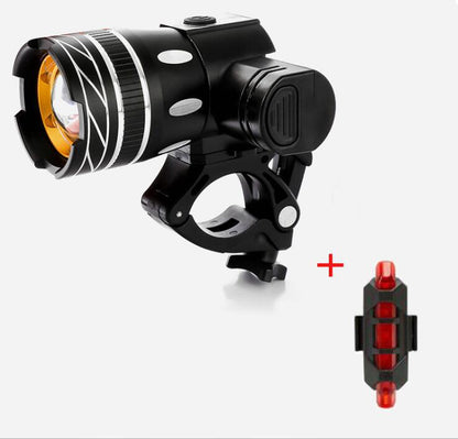 Rechargeable bicycle headlights