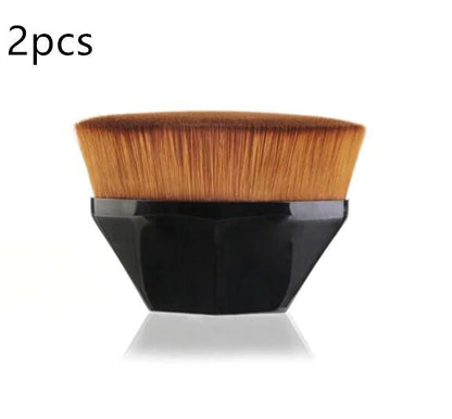 Flat Foundation Brush Kit: BB Cream, Loose Powder