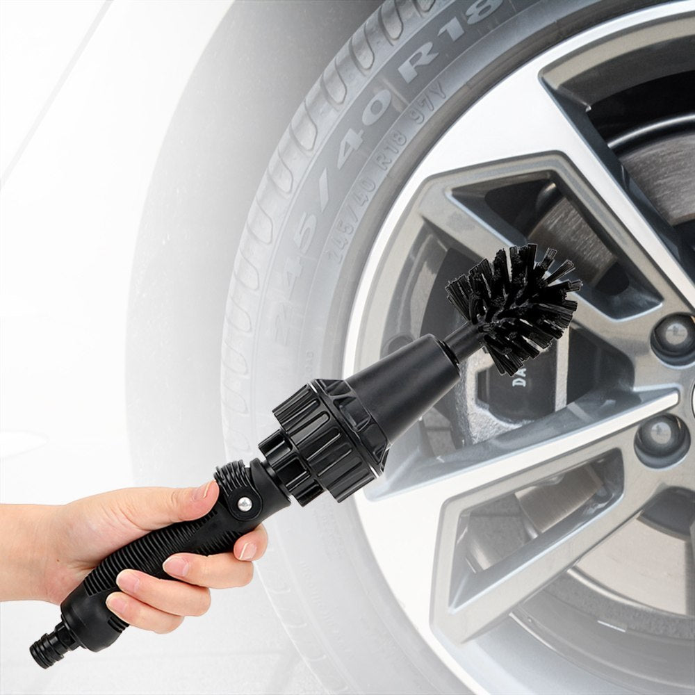 Water Driven Rotary Cleaning Spray Brush