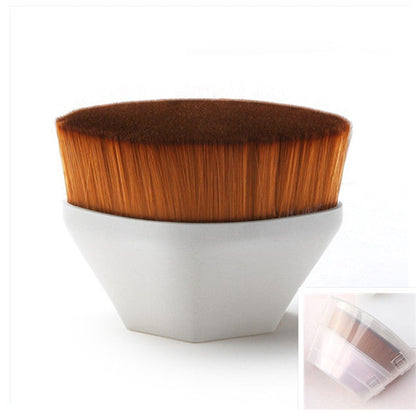 Flat Foundation Brush Kit: BB Cream, Loose Powder