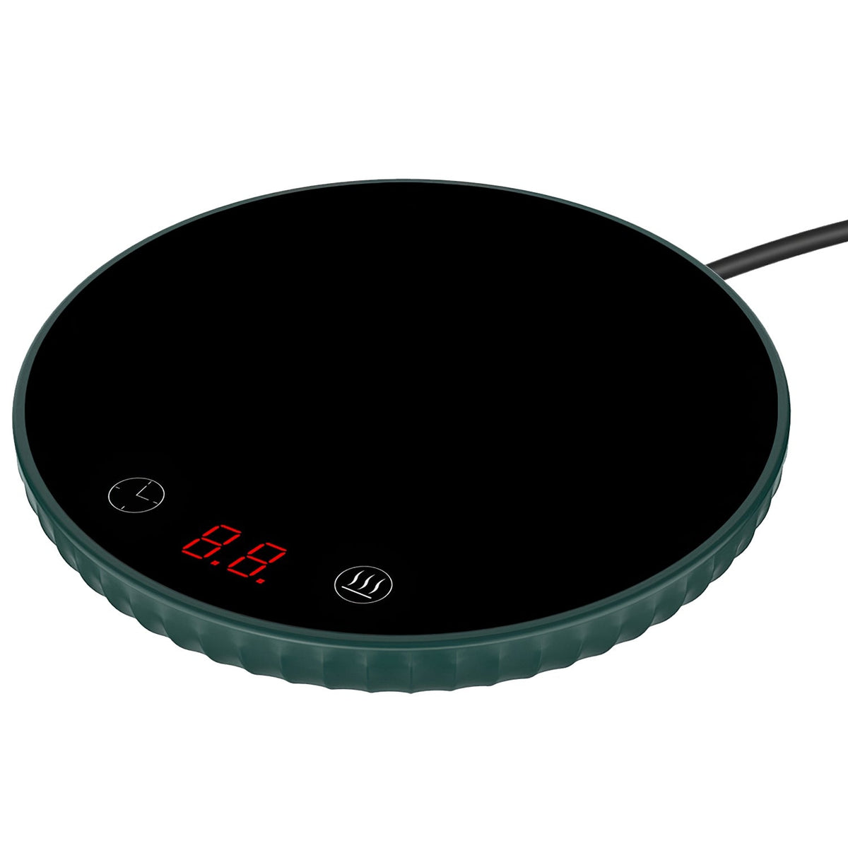 Desktop Electric Cup Warmer 8Hours Auto Off Overheating Protection Smart Timer Setting 2 Temperature Levels 104¡F to 140¡F Ceramic Heating Panel For O