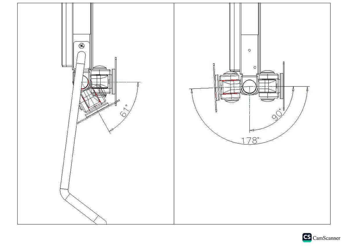 DW630W  Extra Long Reach Wall Monitor Arm  Over the Bed 63 inch long