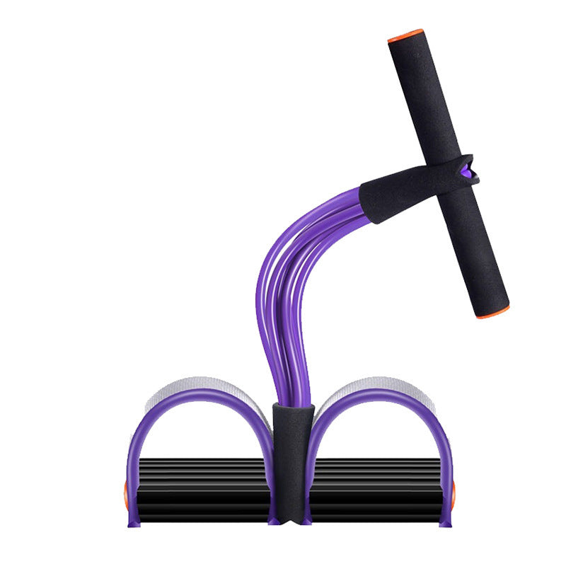 Latex Foot Pedal Resistance Band with Handle