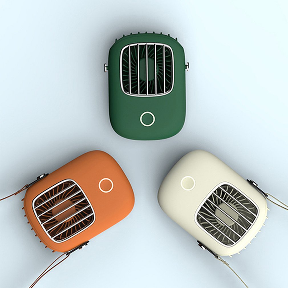 Mini Neck Fan USB Rechargeable Silent Air Cooler