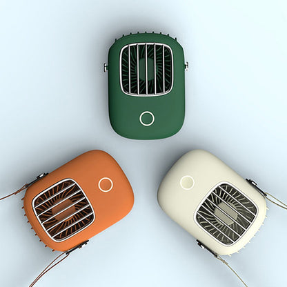 Mini Neck Fan USB Rechargeable Silent Air Cooler