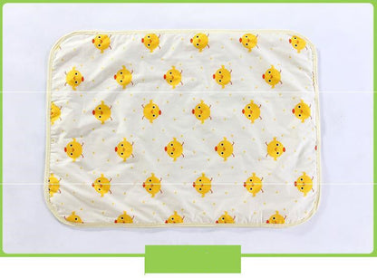 Cotton Baby Changing Mat, Waterproof Baby Bed Changing Mat