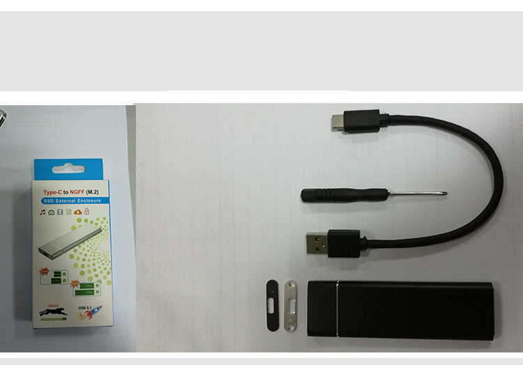 Aluminum M.2 NGFF to USB3.1 SSD Enclosure