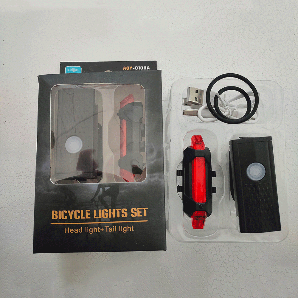 Bicycle Led Waterproof 2255 Front Light Warning Tail Light