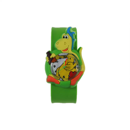 Cartoon Animal Silicone Snap Watch