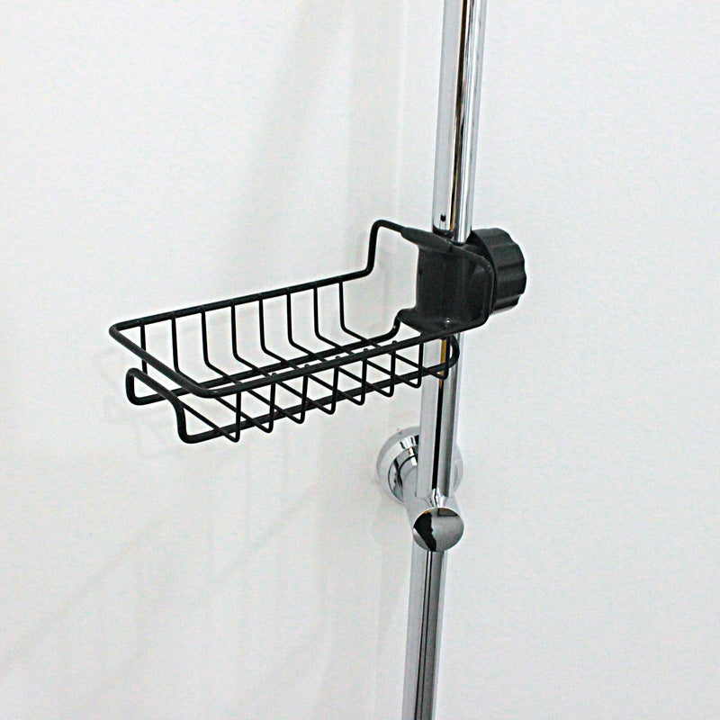 Adjustable Sink Rack Sponge Holder Soap Organizer