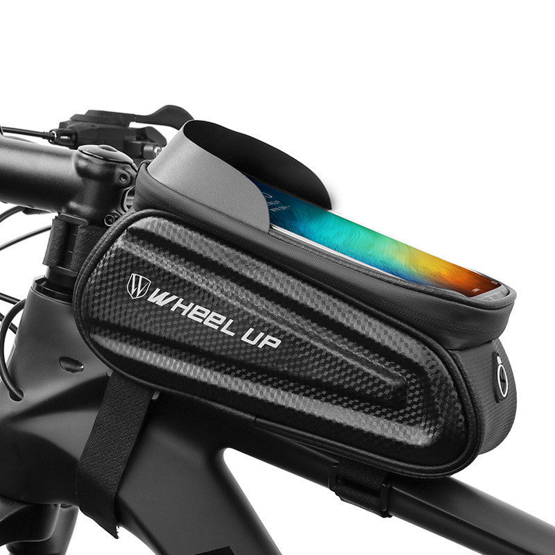 WHEEL UP Hard Shell Bike Frame Bag with Touch Screen