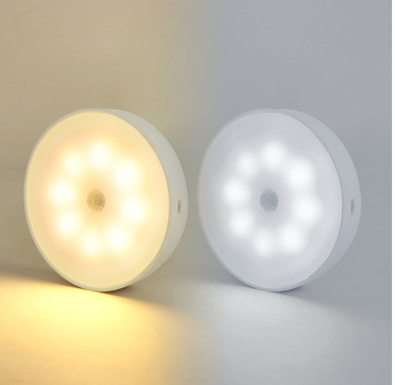 Rechargeable LED Motion Sensor Puck Lights