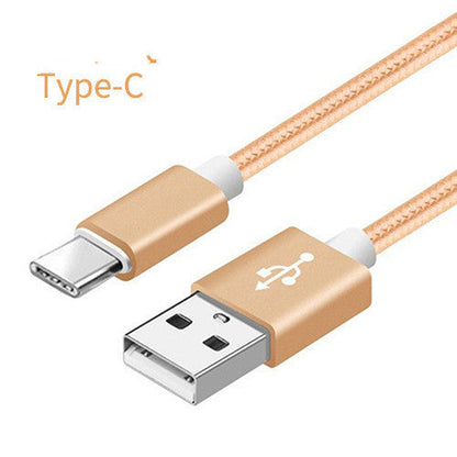 Nylon Braided V8 Charging Cable for Apple