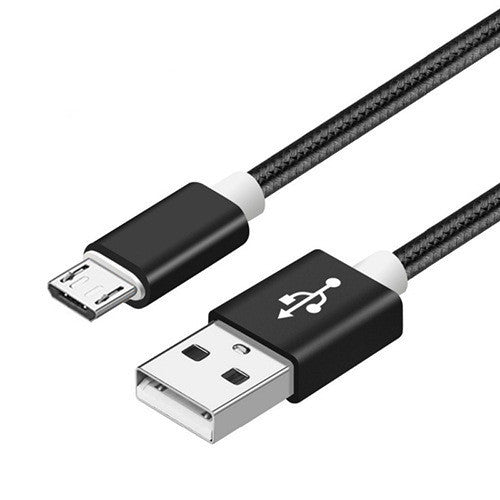 Nylon Braided V8 Charging Cable for Apple