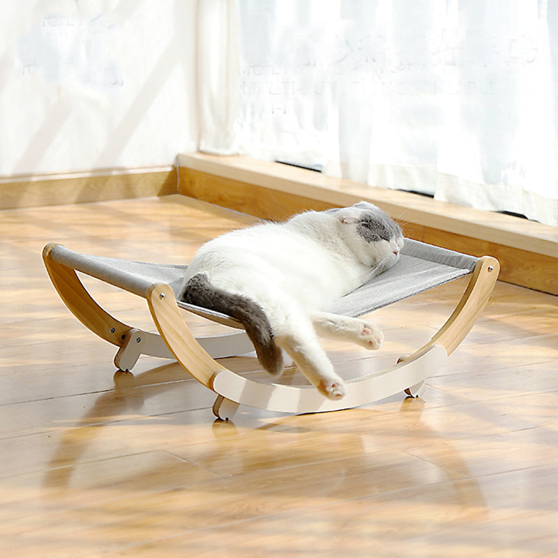 Solid wood cat shaker