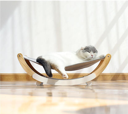 Solid wood cat shaker