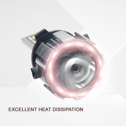 T6 Car LED Headlight H11 H7 H4 High Beam Low Beam High Power LED Cross-border CE Certification Explosion Lens
