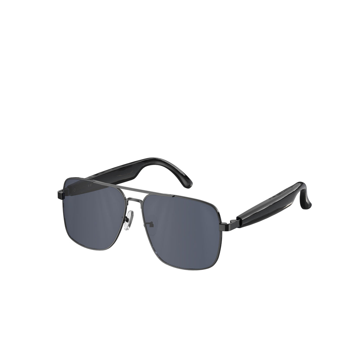 Smart AI Bluetooth Sunglasses Open Ear Audio, Polarized Sun Protection Glasses For Motorcycle Driving Cycling Hands Free Phone Call  Music Playback