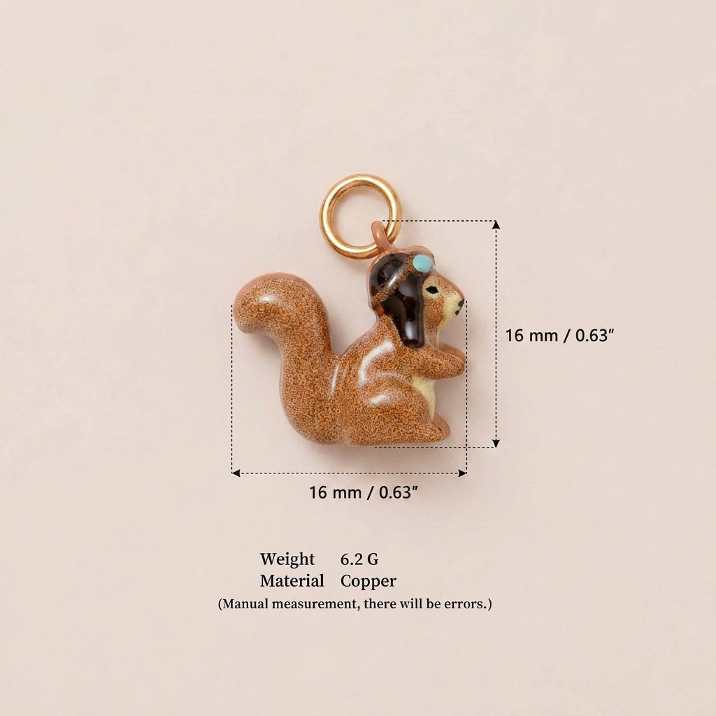 Small Animal Series DIY Accessories Dripped Oil Pendant