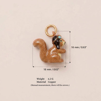 Small Animal Series DIY Accessories Dripped Oil Pendant