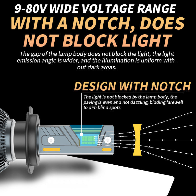 Cross Border Supply Of High Power 220W Car Led Headlights H11H7H4 Led Car Headlights 9005 Decoding Car Lights