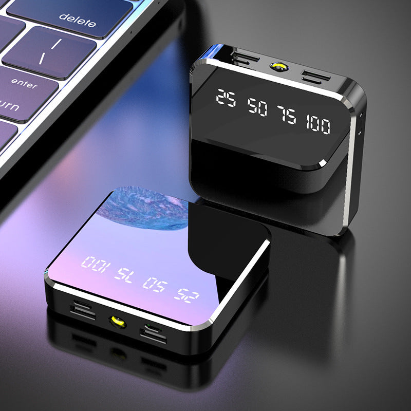Mini Compact Full Mirror Power Bank