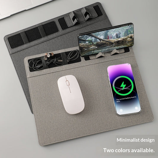 Multifunctional Wireless Charging Non-Slip Mouse Pad