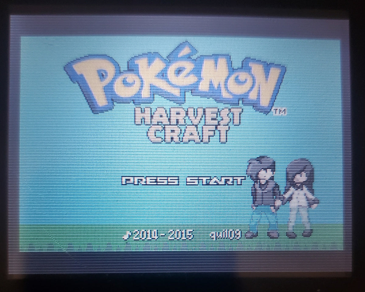 Pokemon Harvest Craft GBA ROM Hack Video Game Custom Gameboy Advance